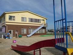 上尾中央総合病院保育所園庭